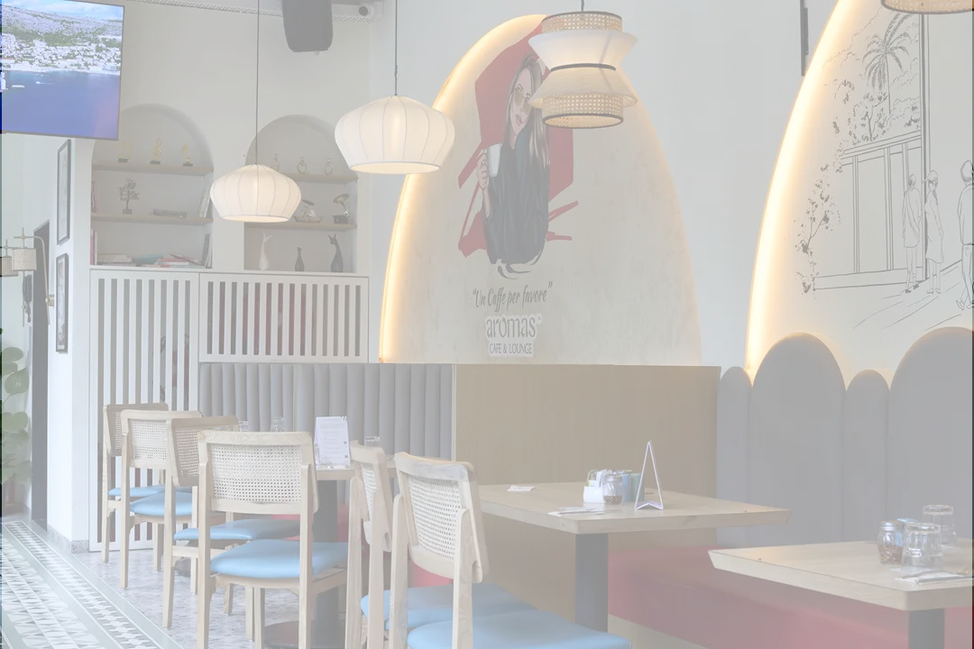 Aromas Cafe Background