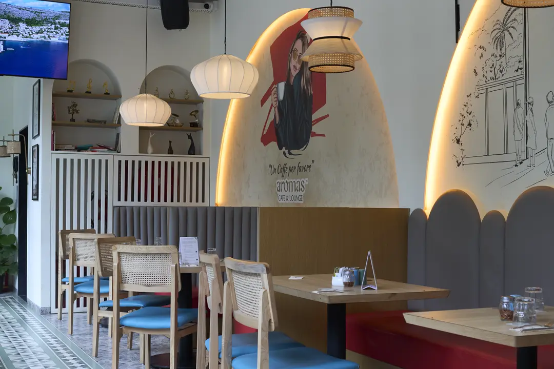 Aromas Cafe Dining Area